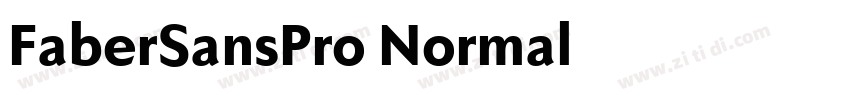 FaberSansPro Normal字体转换